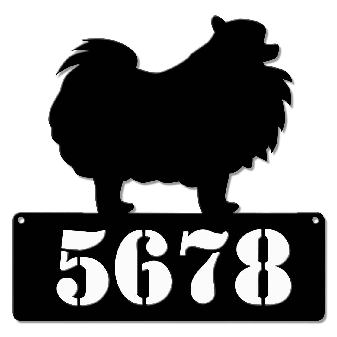 Pomeranian Address Sign - Personalized