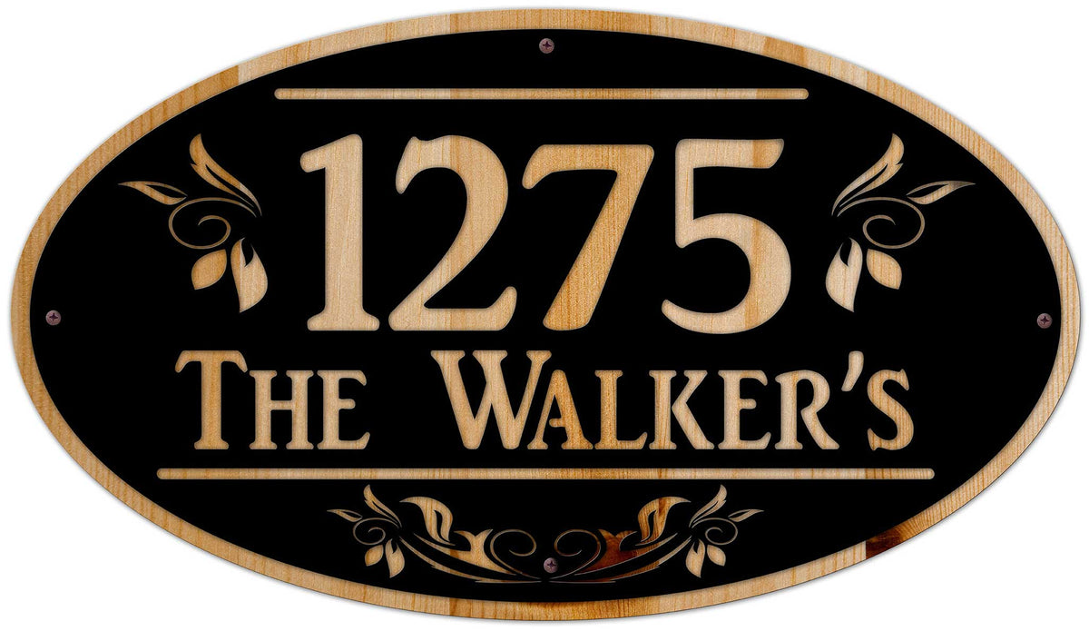 Name Street Number - Personalized