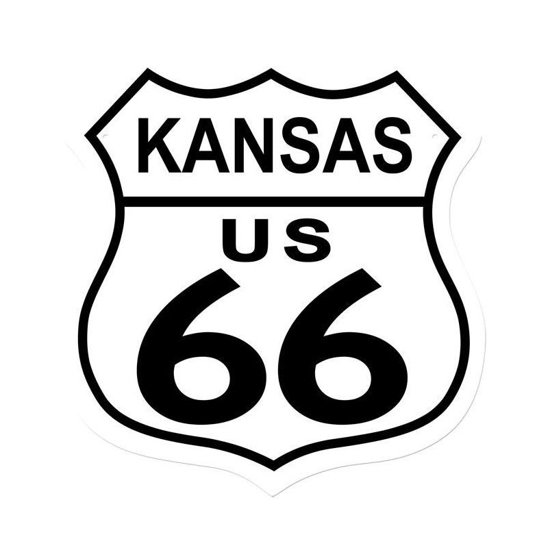 Route 66 Kansas Vintage Sign