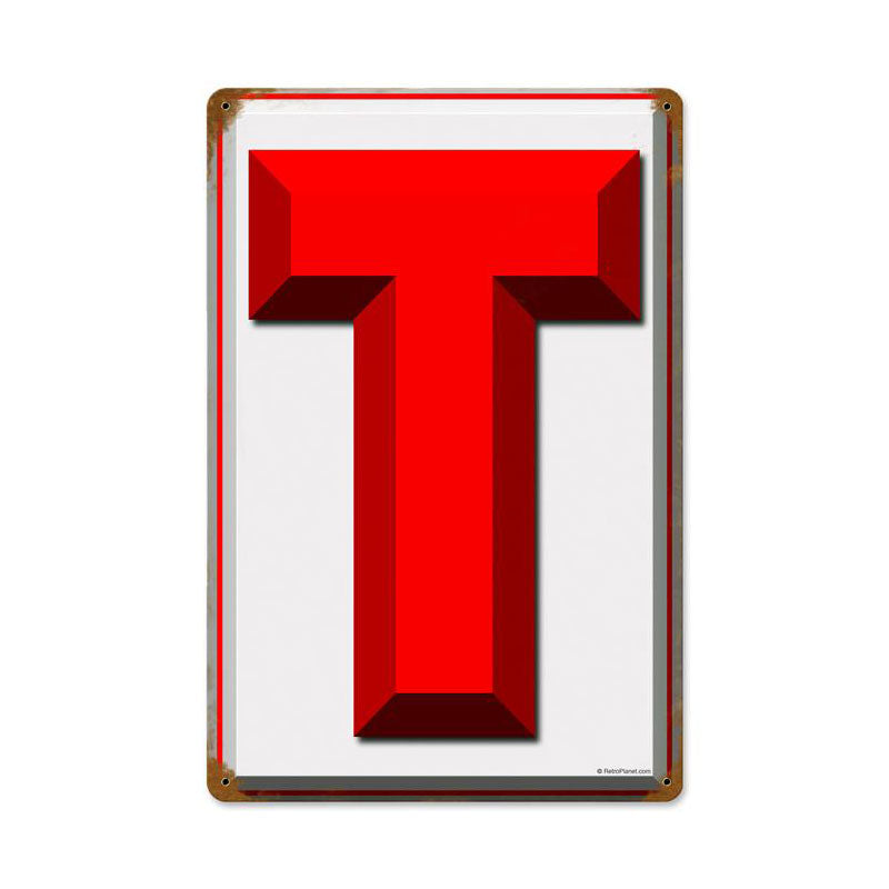 T Vintage Sign