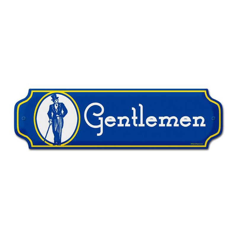 Gentlemen Vintage Sign