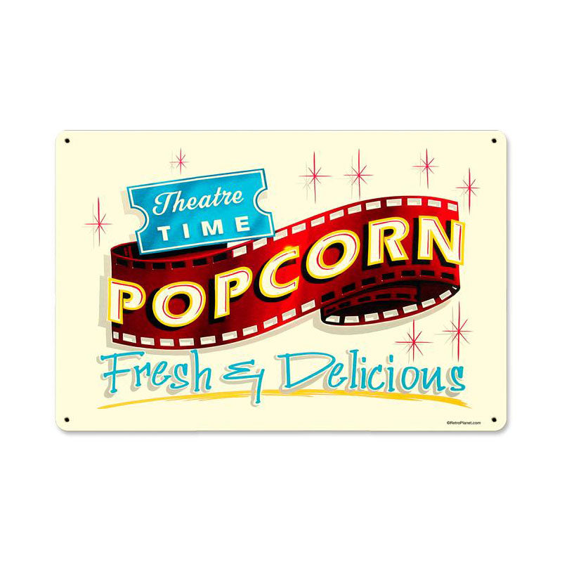 Popcorn Fresh Vintage Sign
