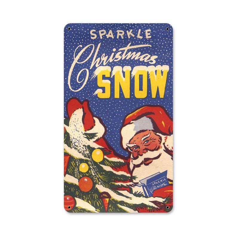 Sparkle Snow Vintage Sign