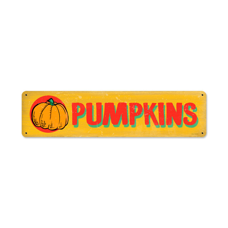 Pumpkins Vintage Sign