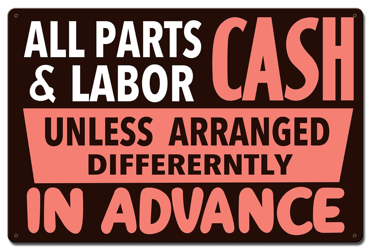 RR711 - CASH IN ADVANCE