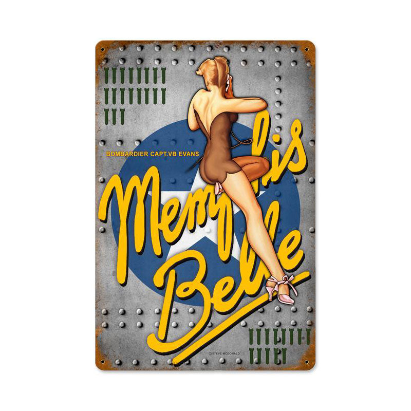 Memphis Nose Art Vintage Sign