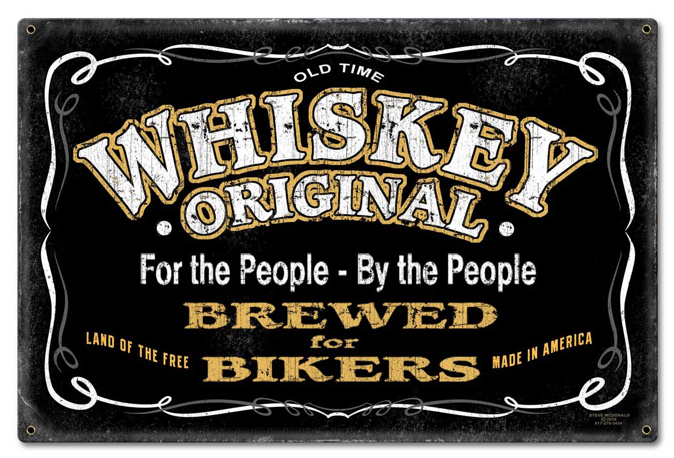 Whiskey Original Vintage Sign