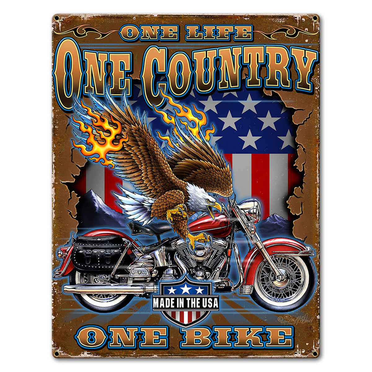 One Life 3 2 18 x 24 Custom Shape