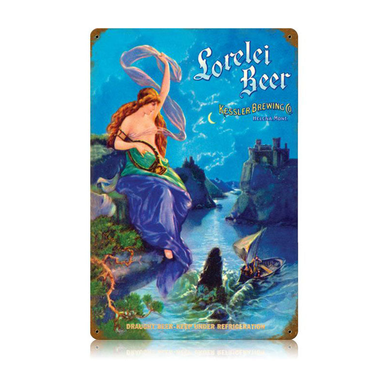 Lorelei Beer Vintage Sign