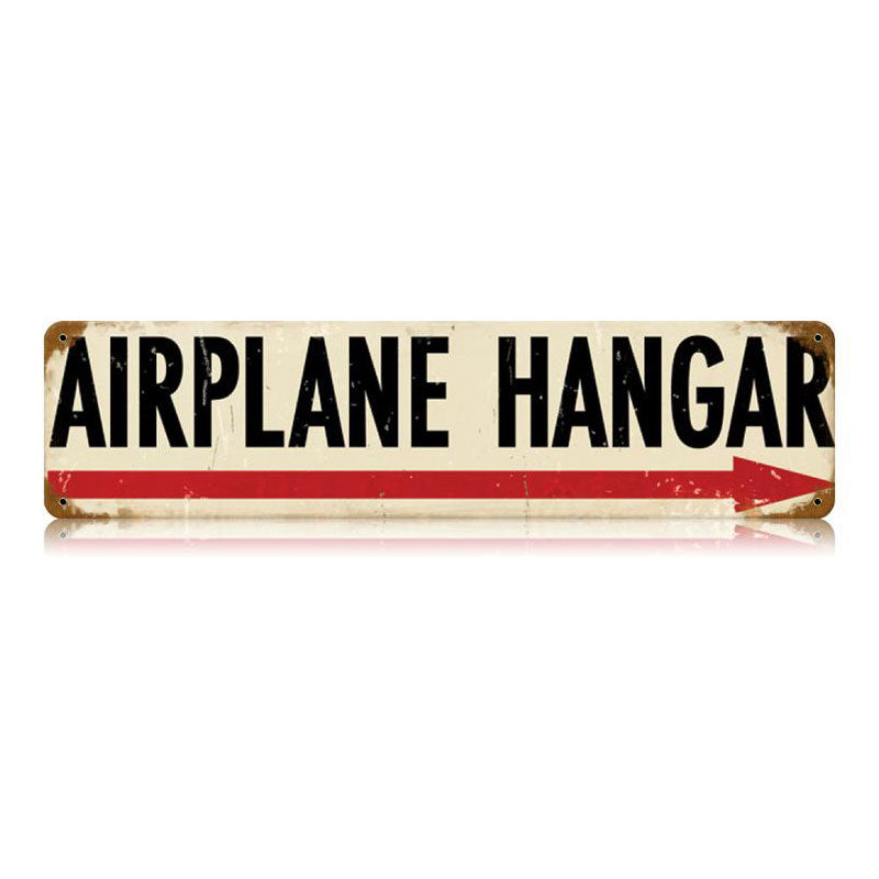 Airplane Hangar Vintage Sign
