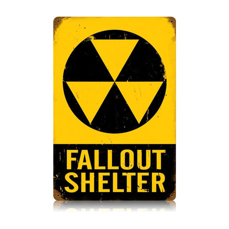 Fallout Shelter Vintage Sign