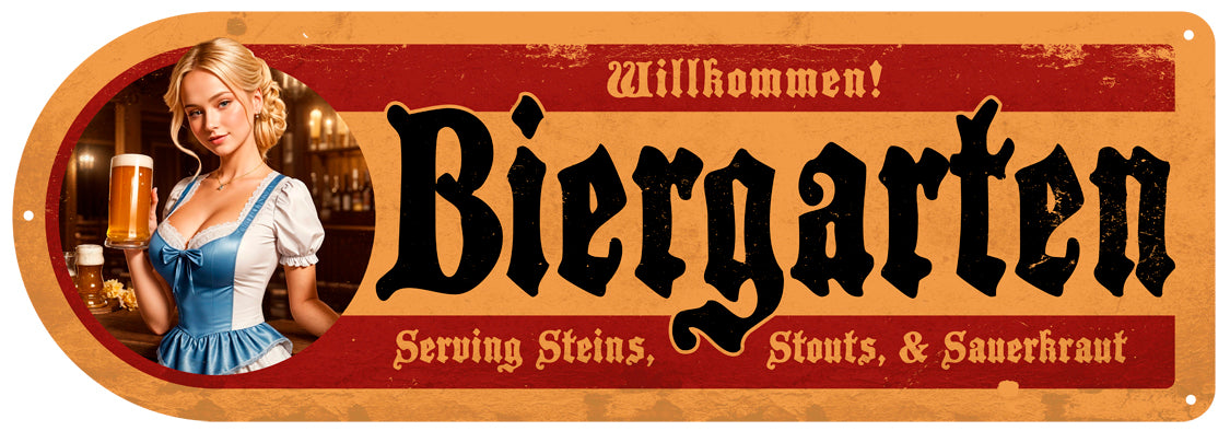 AHGC572 -Biergartren Pin Up