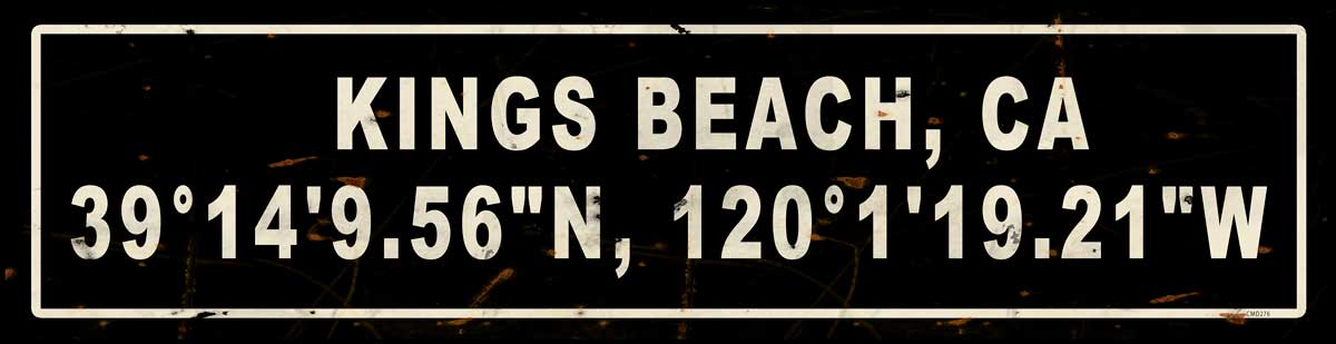 CMD276 Kings Beach Black 20x5