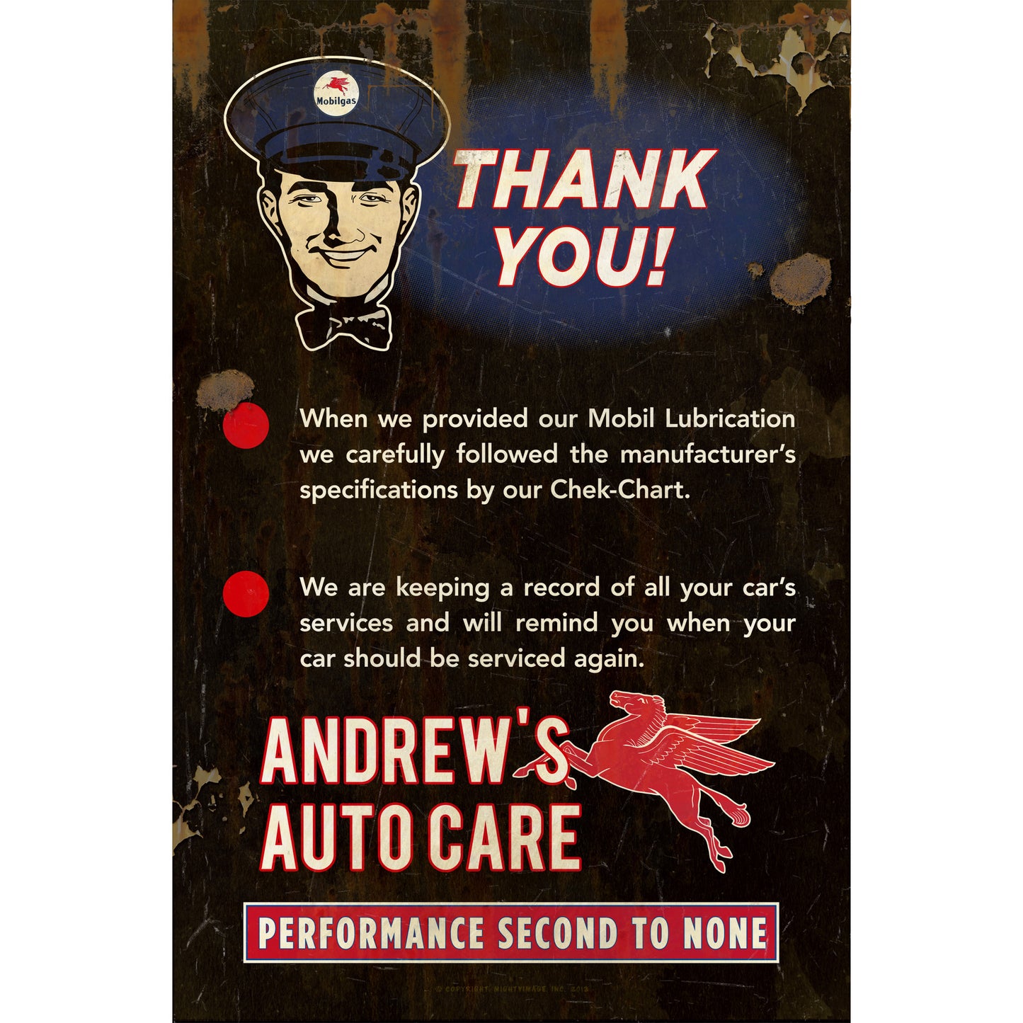 GD333 - MOBILE FOLLOW UP VINTAGED - Personalized