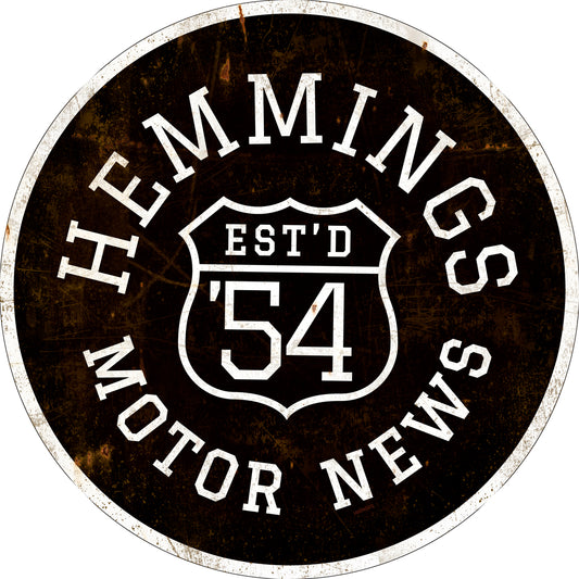 HEMMINGS MOTOR NEWS Vintage Sign 14"x14"   HMN010