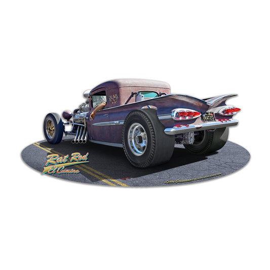 Rat Rod El Camino Laser Cut from the Larry Grossman Licensed Collection Available In Two Sizes LGC856