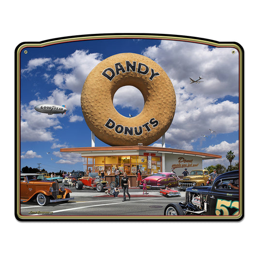 Cruisin’ Dandy Donuts -From the Larry Grossman Collection Available in Two Sizes  LGC867