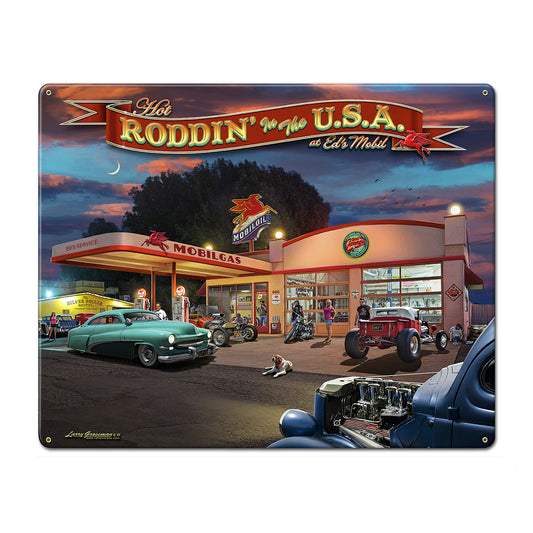 Hot Roddin' in the USA -From the Larry Grossman Collection Available in Two Sizes  LGC869