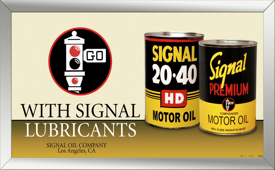MTY087 - Signal Oil Can Vintage Sign