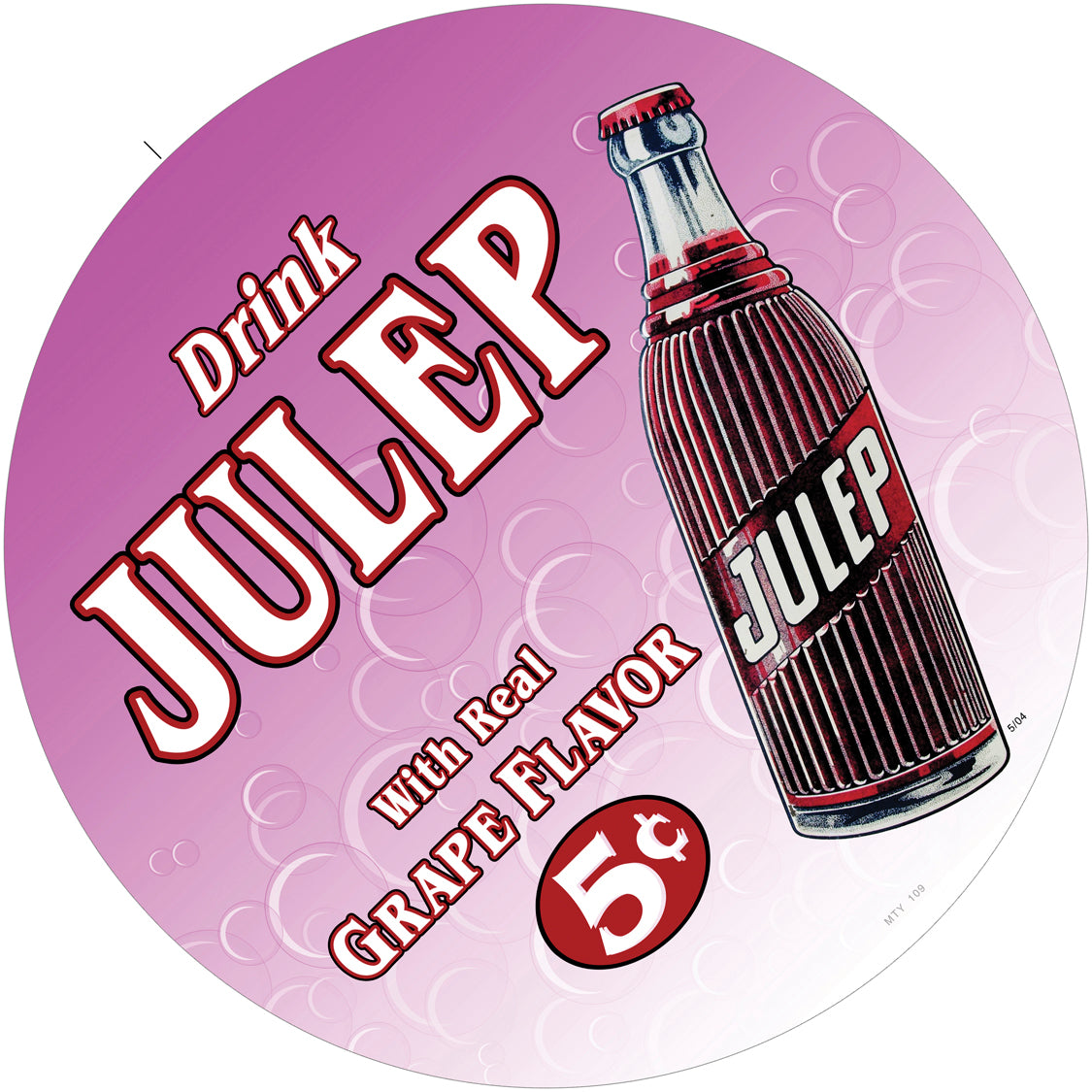 Drink Julip Vintage Sign MTY109