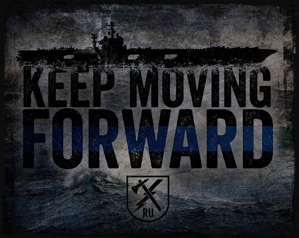 KEEP MOVING FORWARD NAVY - NR2059