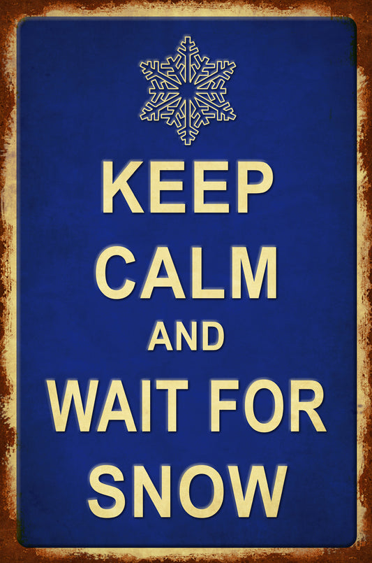 PTSB381 - Keep Calm Wait For Snow