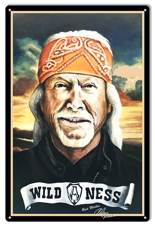 Wild Arlen Ness Best Wishes Photo Sign 12x18 RG8078