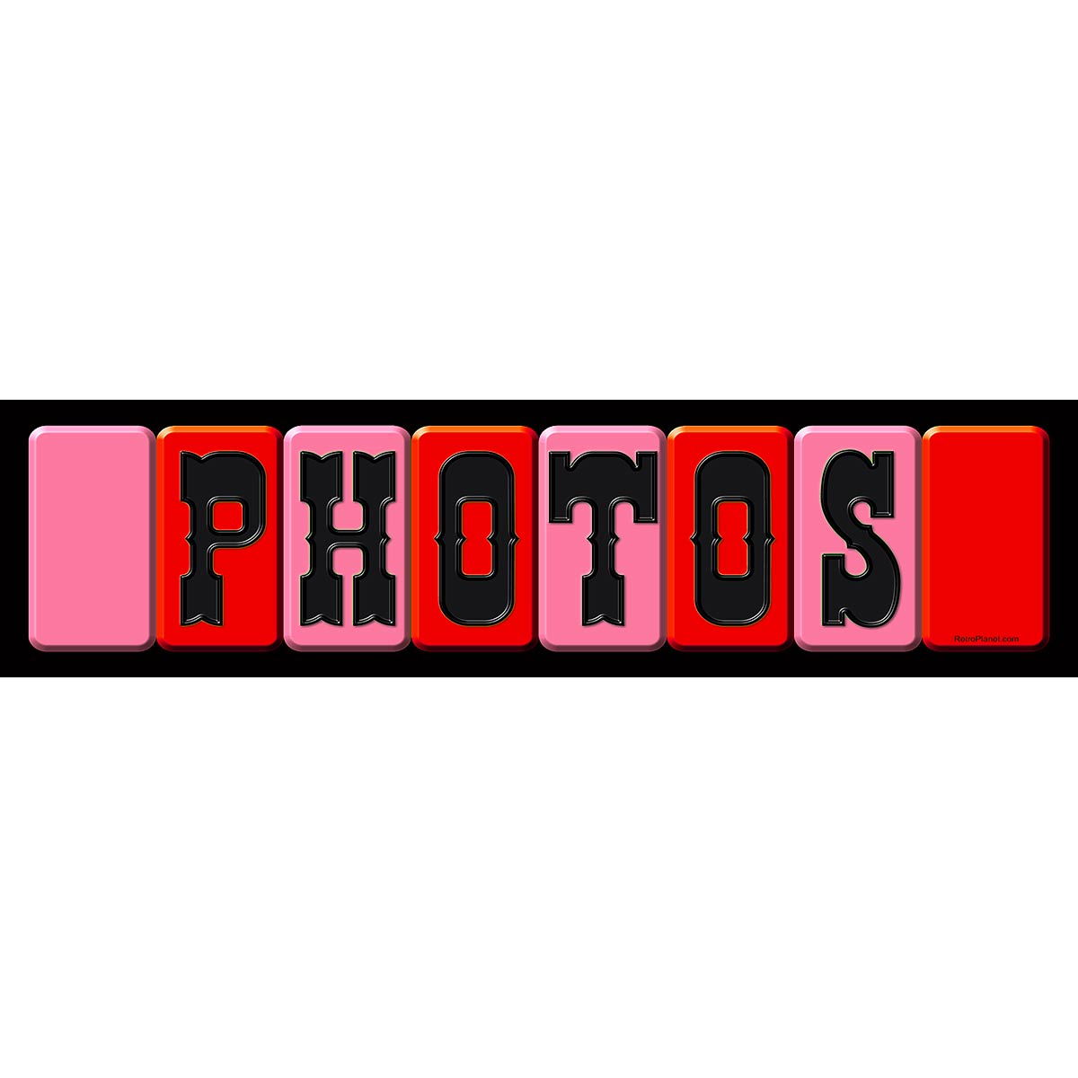 RPC074 - Photos Vintage Sign - 2 Variants Available