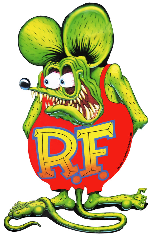 Rat Fink Cut Out Metal Sign By Ed Big Daddy Roth 47x30 RVG4965S47