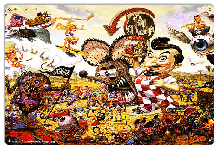 Rat Fink And big Daddy RVG4996