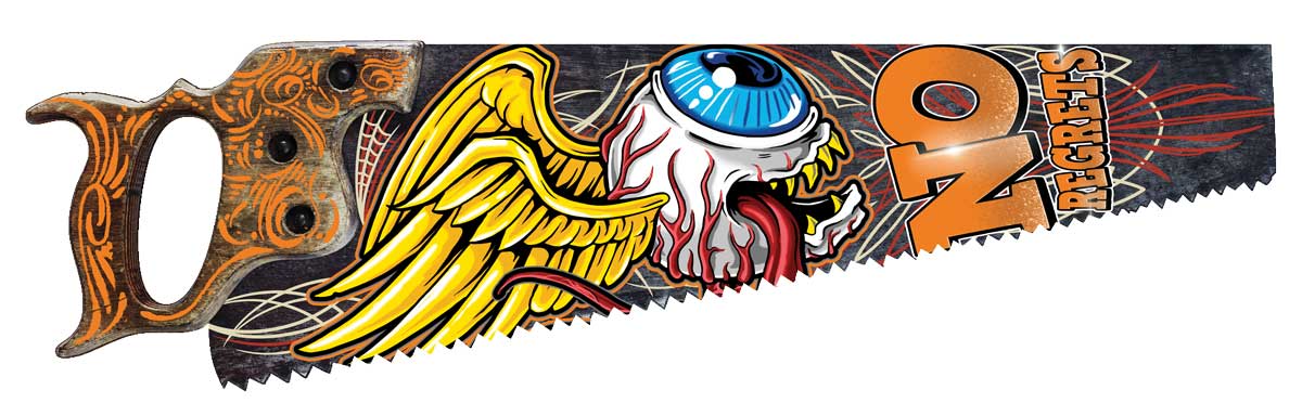 SS95004 - NO REGRETS FLYING EYEBALL