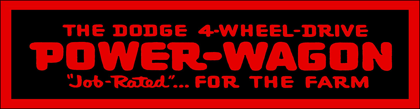 AMI233 - DODGE POWER WAGON