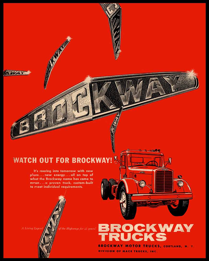 AMI469 - BROCKWAY TRUCKS - PLASMA