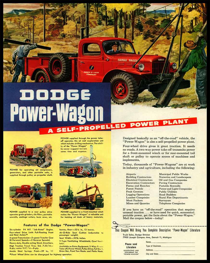 AMI479 - DODGE POWER WAGON - PLASMA
