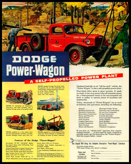 AMI479 - DODGE POWER WAGON - PLASMA