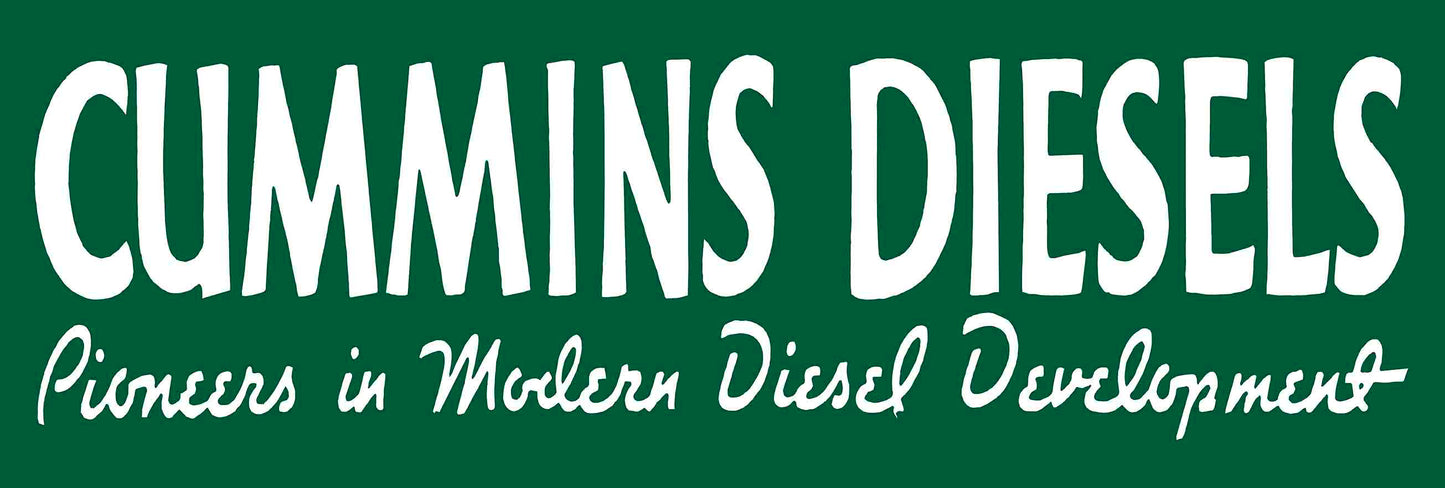 AMI492 - CUMMINS DIESELS - PLASMA