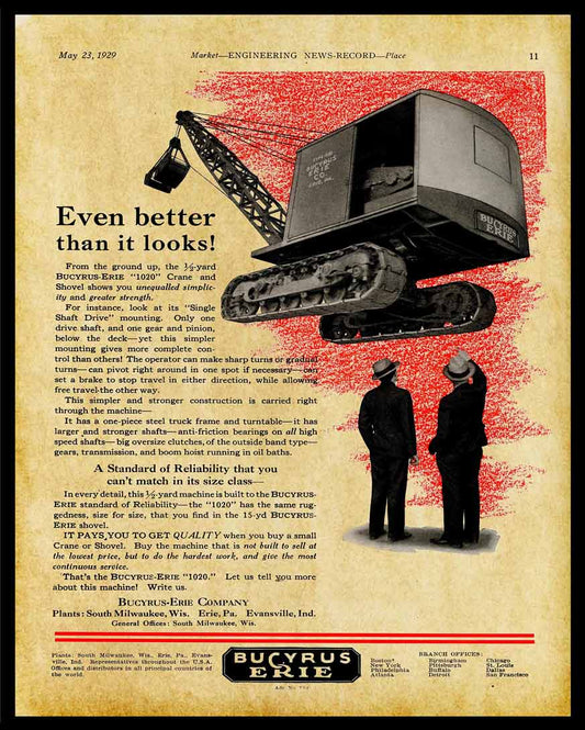 AMI550 - OMEGA 1929 BUCYRUS - PLASMA
