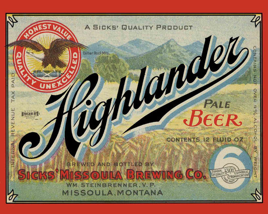 AMI579 - HIGHLANDER PALE BEER - PLASMA