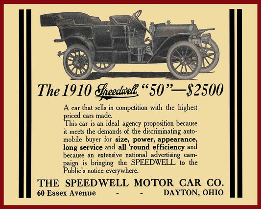AMI581 - ZULU 1910 SPEEDWELL HD RED - PLASMA