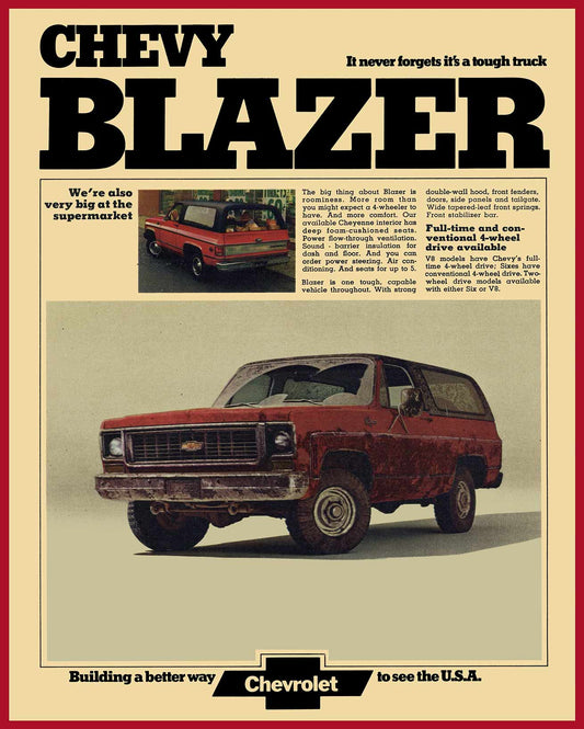 AMI582 - SIERRA 1973 BLAZER RED - PLASMA