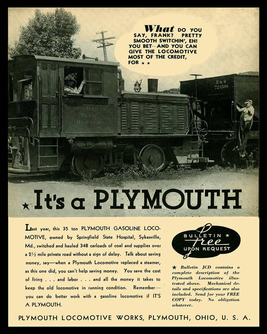 AMI586 - PLYMOUTH LOCOMOTIVE - PLASMA