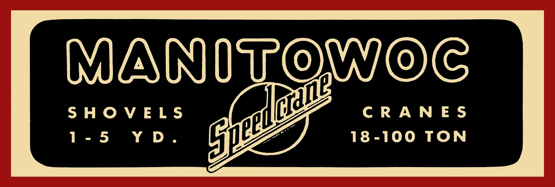 AMI594 - 1952 MANITOWOC LONG RED - PLASMA