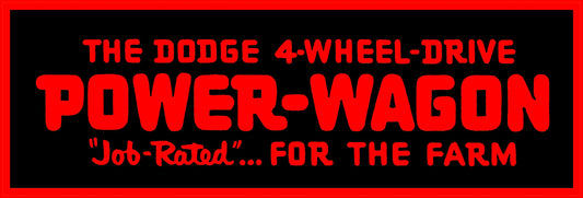 AMI616 - DODGE POWER WAGON - PLASMA