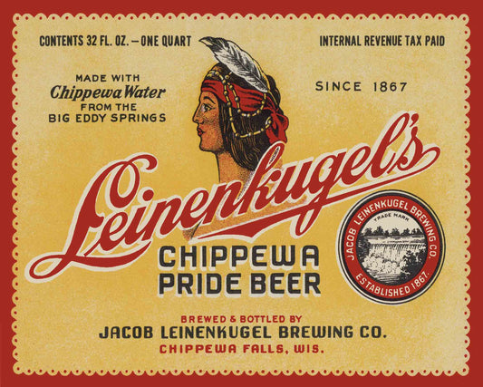 AMI773 - LEINENKUGELS CHIPPEWA PRIDE BEER - PLASMA