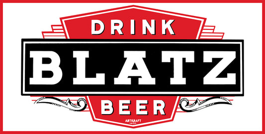 AMI787 - DRINK BLATZ BEER - PLASMA