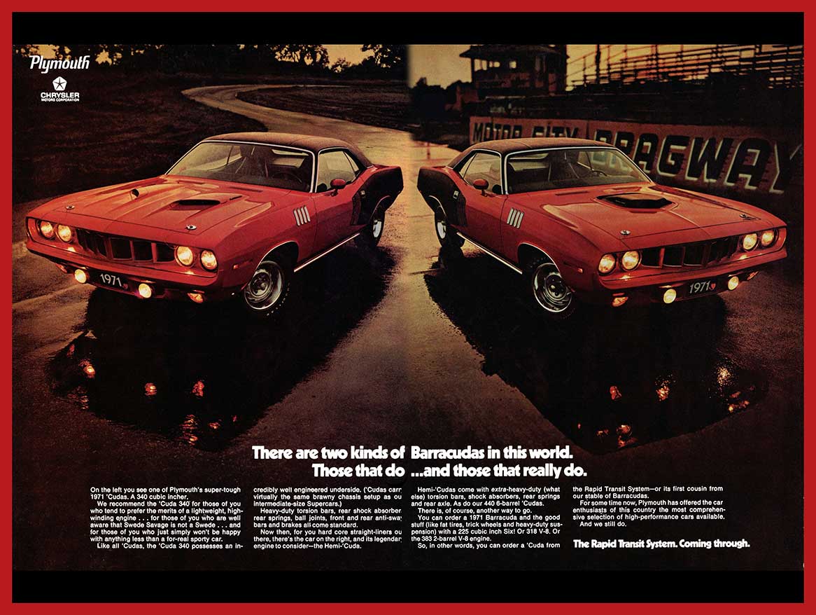 AMI803 - GOLF 1971 BARRACUDA RED