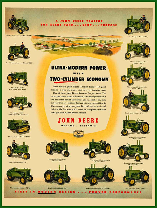 AMI856 - JOHN DEERE 2 GREEN