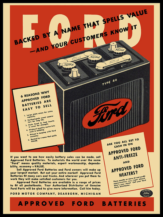 AMI866 - FORD BATTERIES