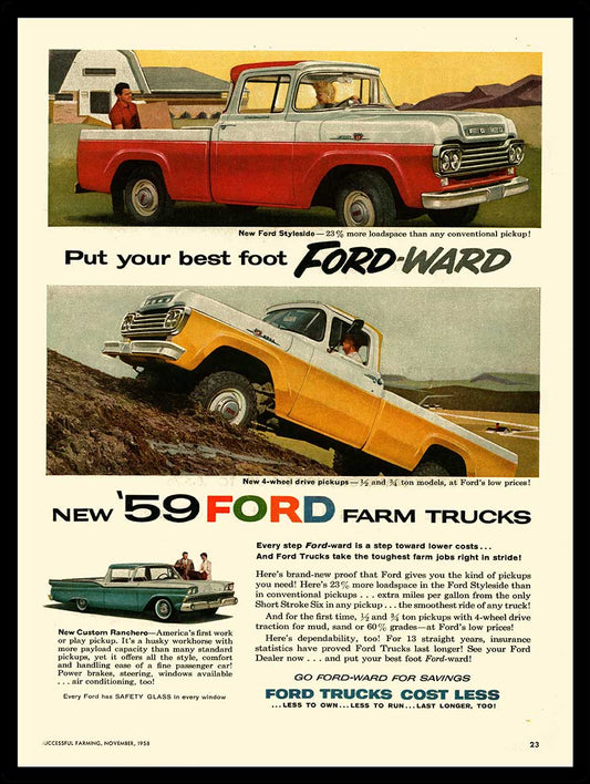AMI882 - 59 FORD TRUCKS