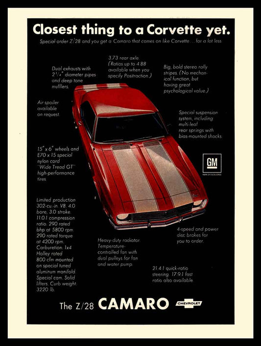 AMI907 - CAMARO 1968 Z28
